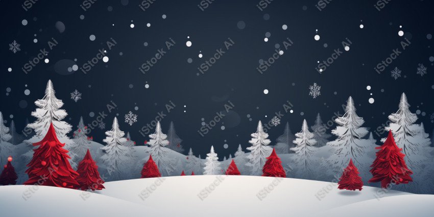 Background for card with Christmas decoration