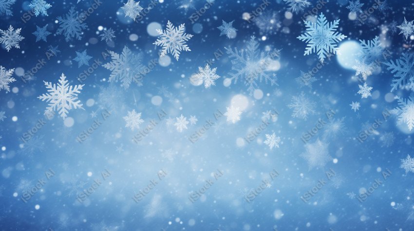 Blue winter christmas background for design