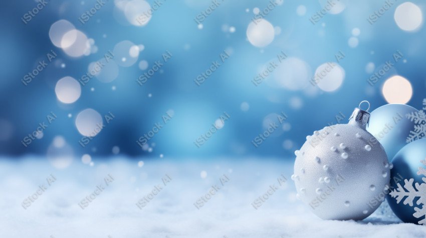 Blue winter christmas background for design