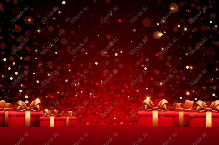 A beautiful background with gifts in the background