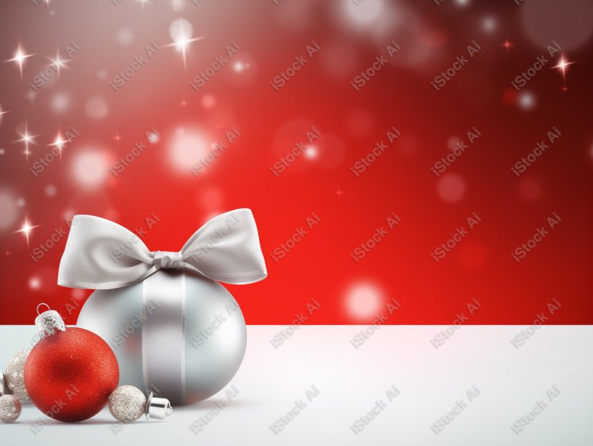 Merry christmas christian holiday background with ribbon