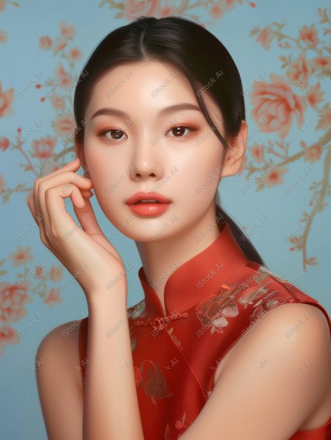 A beautiful Asian woman model posing for a photo (6)