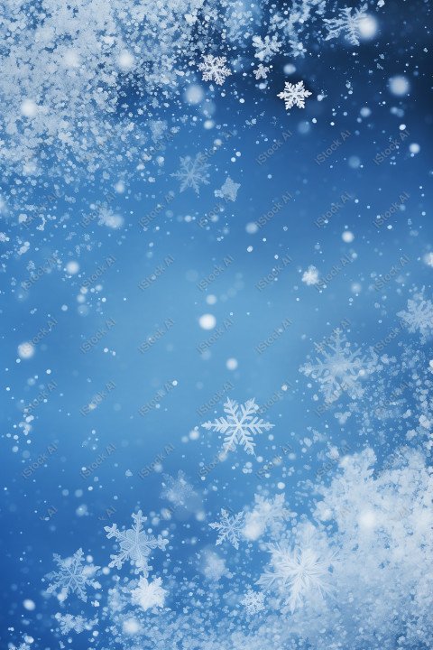 Blue winter christmas background for design