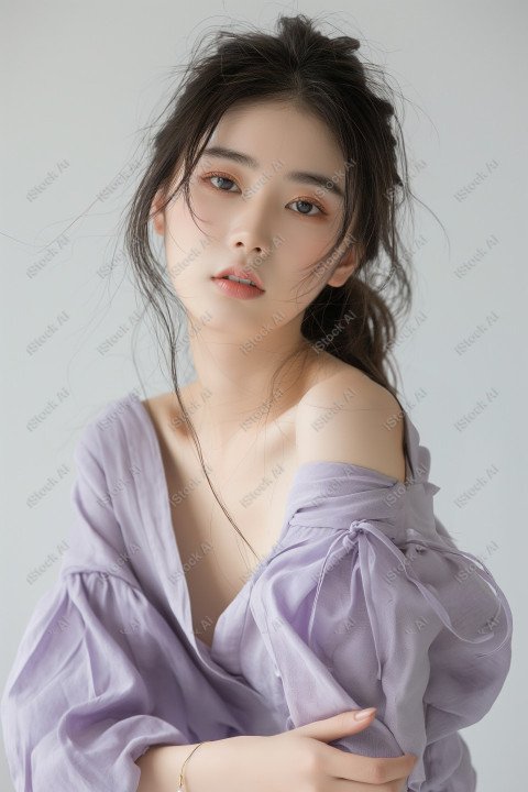 A beautiful Asian woman model posing for a photo (1)