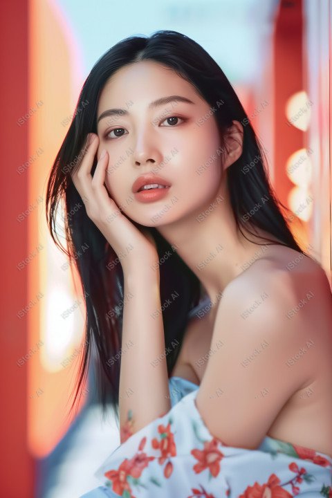 A beautiful Asian woman model posing for a photo (8)