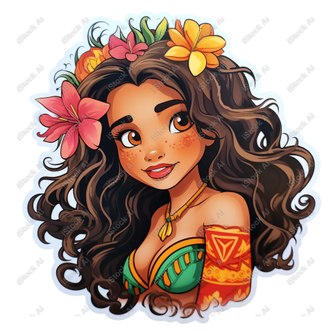 Princess Afro sticker  (15)