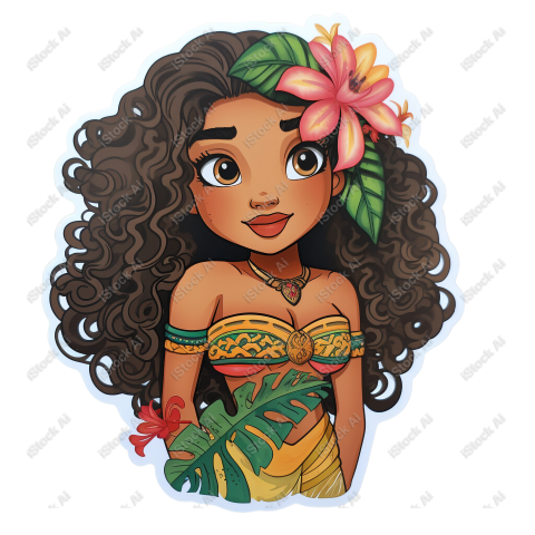 Princess Afro sticker  (8)