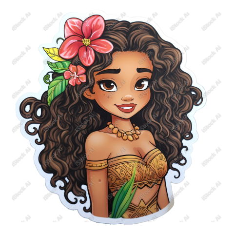 Princess Afro sticker  (7)