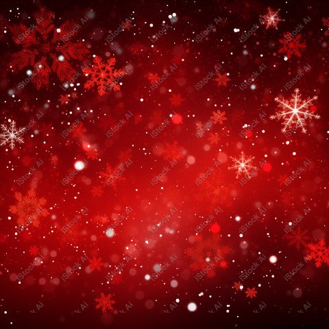 Christmas red background with decorative design