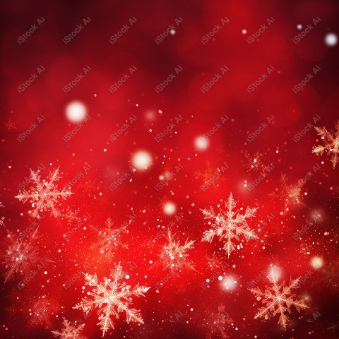 Christmas red background with decorative design